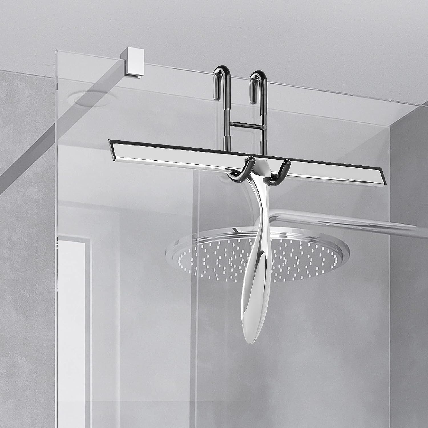 Shower Door Hooks (3-Pack), Over Door Hooks for Bathroom Frameless Glass Shower - Image 5