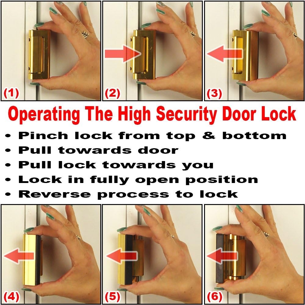 Door Reinforcement Lock – Add Extra, High to Your Home and Prevent - Image 5