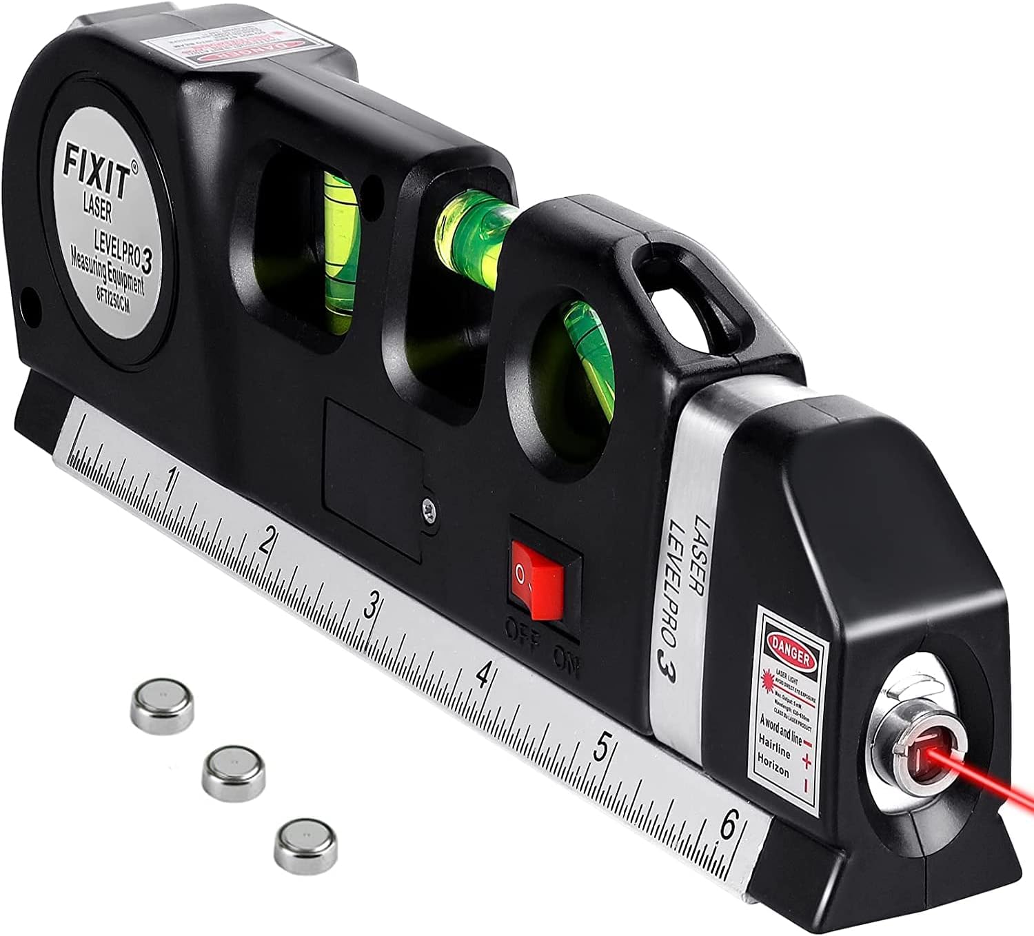 Laser Level Line Tool, Multipurpose Laser Level Kit Standard Cross Line Laser