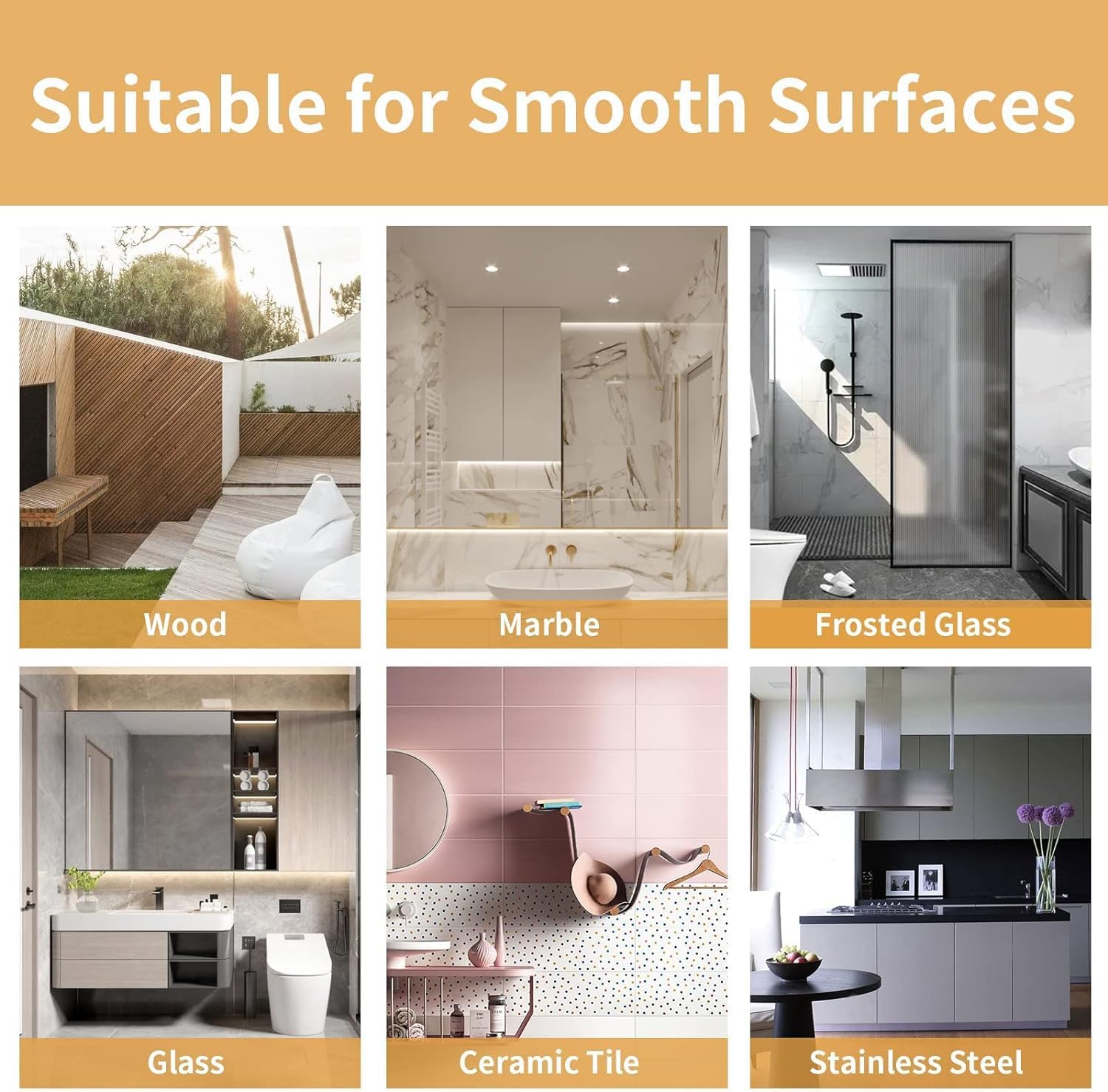 Silicone Toothbrush Holder, 6 Pcs Multi-Function Wall Hooks Waterproof - Image 7