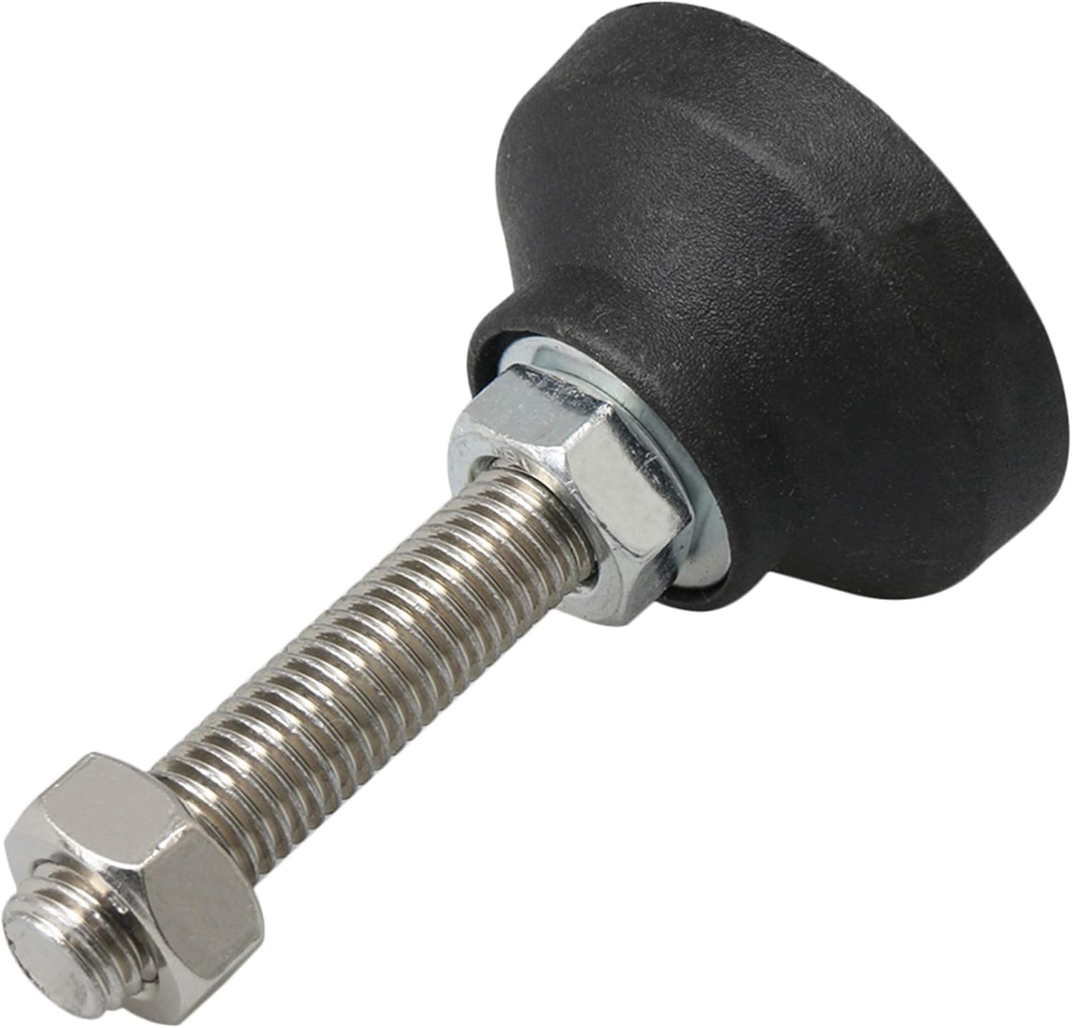 M12 x 50mm Thread Screw On Type Adjustable Furniture Levelling Feet Pack of 4 - Image 2