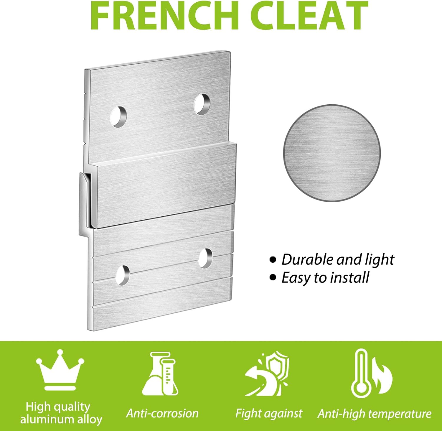 16 Pcs 2 Inch French Cleat Hanger Heavy Duty Metal Picture Hangering Photo Shelf - Image 6