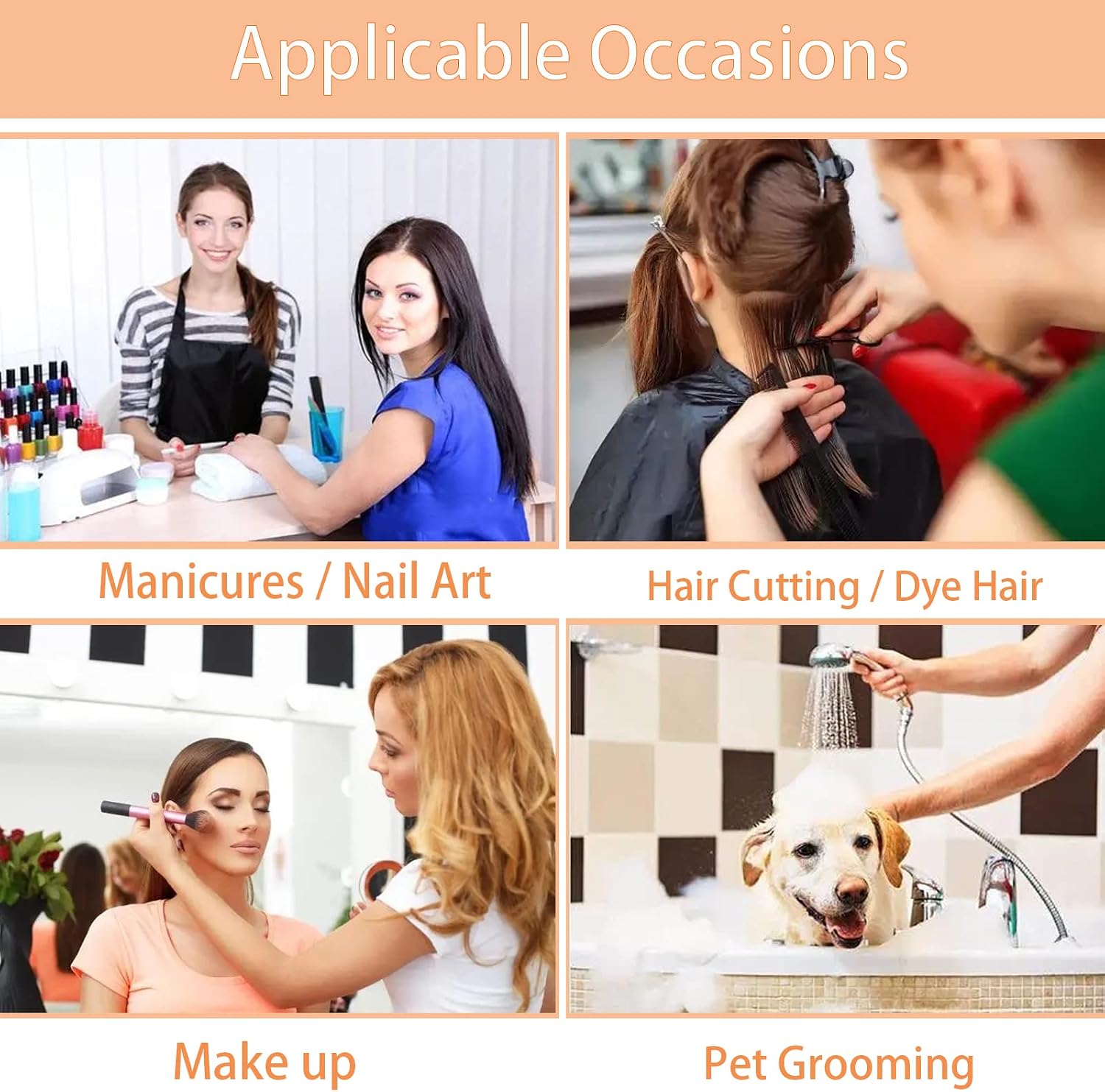 Dog Grooming Smock Barber Jackets for Women Men Pet Cat Groomer Smock - Image 5