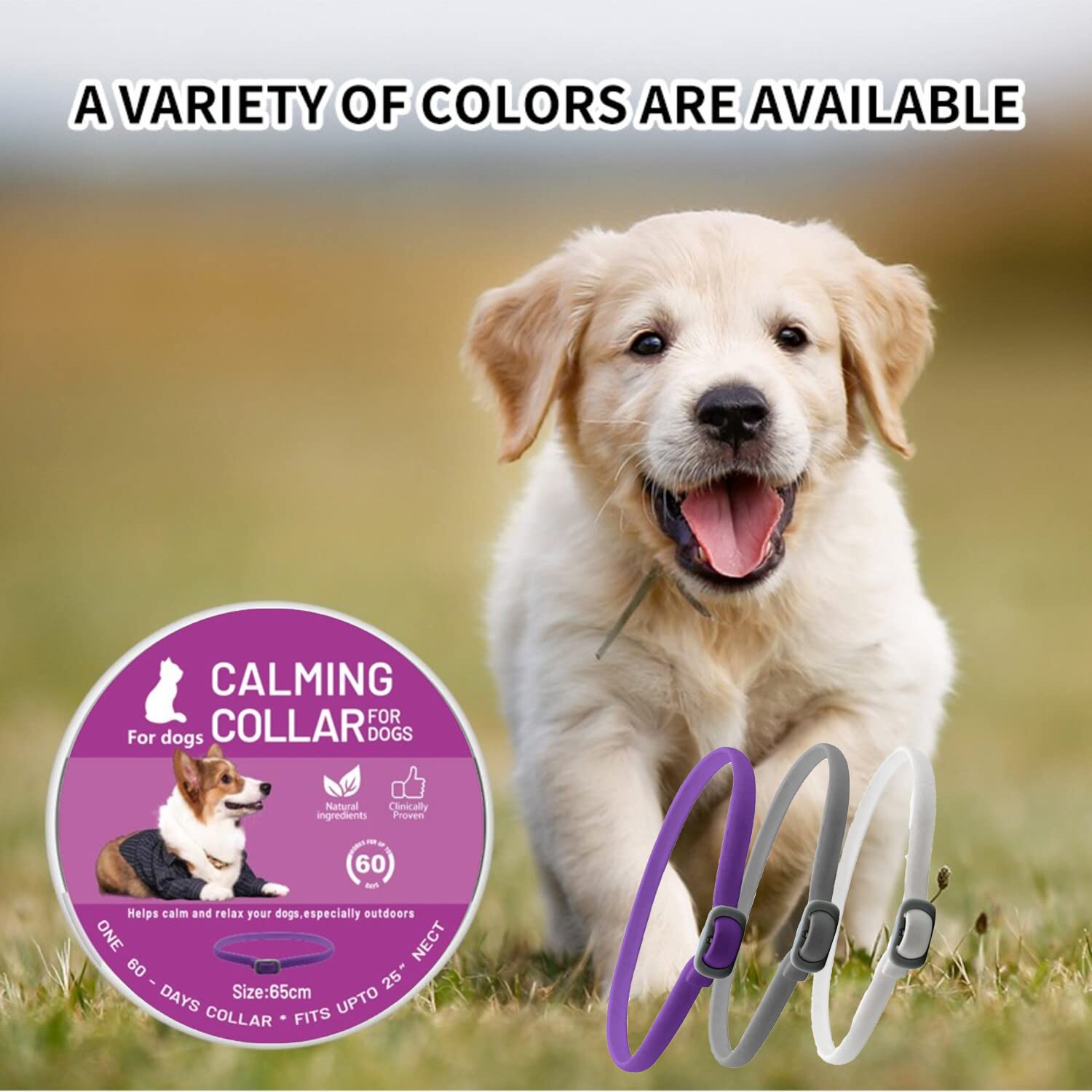 Calming Collar for Dogs Reduce Anxiety for Your Pets Pheromone Calm Collars - Image 3