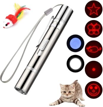 Cat Toys for Indoor Pets,Laser Pointer for Cats Dogs,Interactive Pet Toy