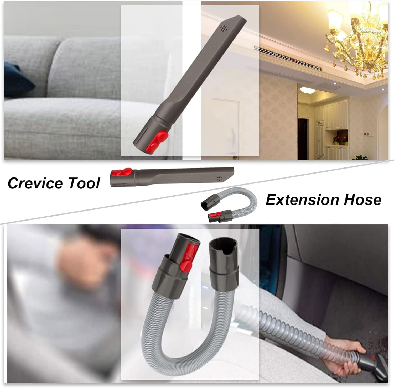 Attachment Accessories Compatible with V7 V8 V15 V10 V11 V12 Vacuum - Image 2