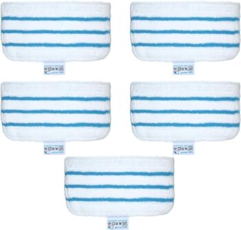 5 Pack Mop Pads Replacement for Black + Decker Steam Mop FSM1610/ FSM1630