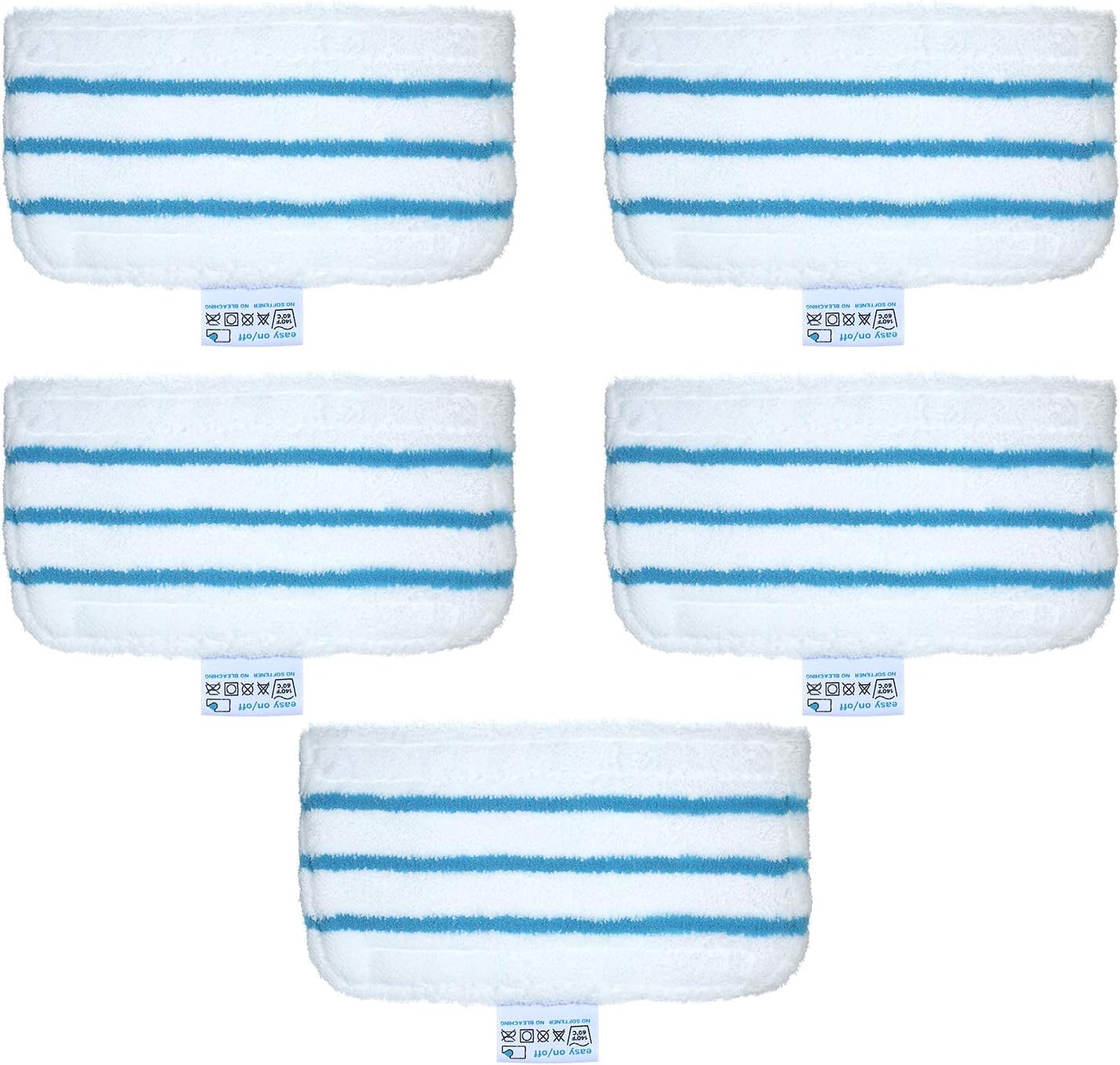 5 Pack Mop Pads Replacement for Black + Decker Steam Mop FSM1610/ FSM1630