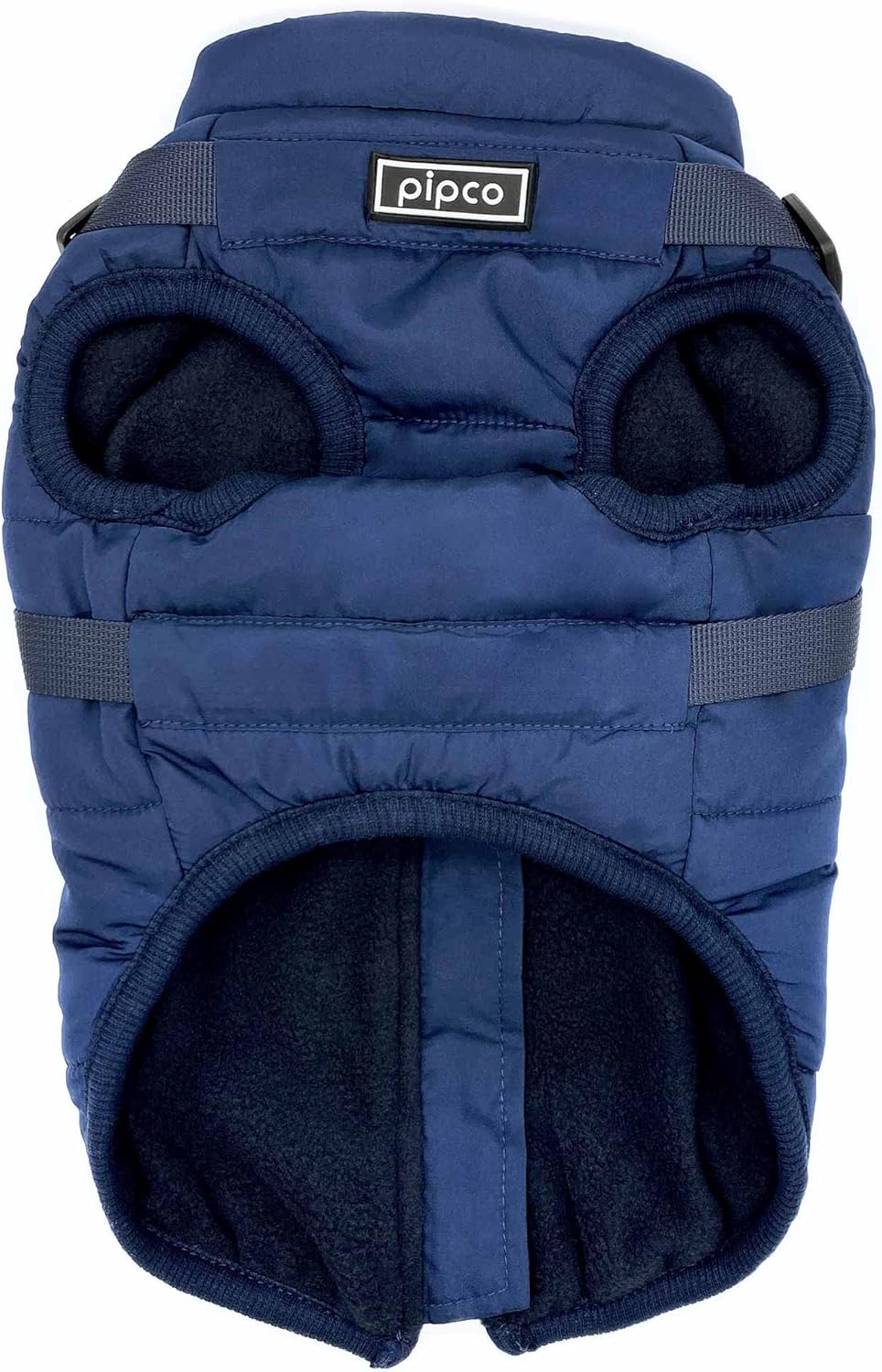 Dog Puffer Jacket with in-Built Harness | Water Resistant, Windproof Winter - Image 3