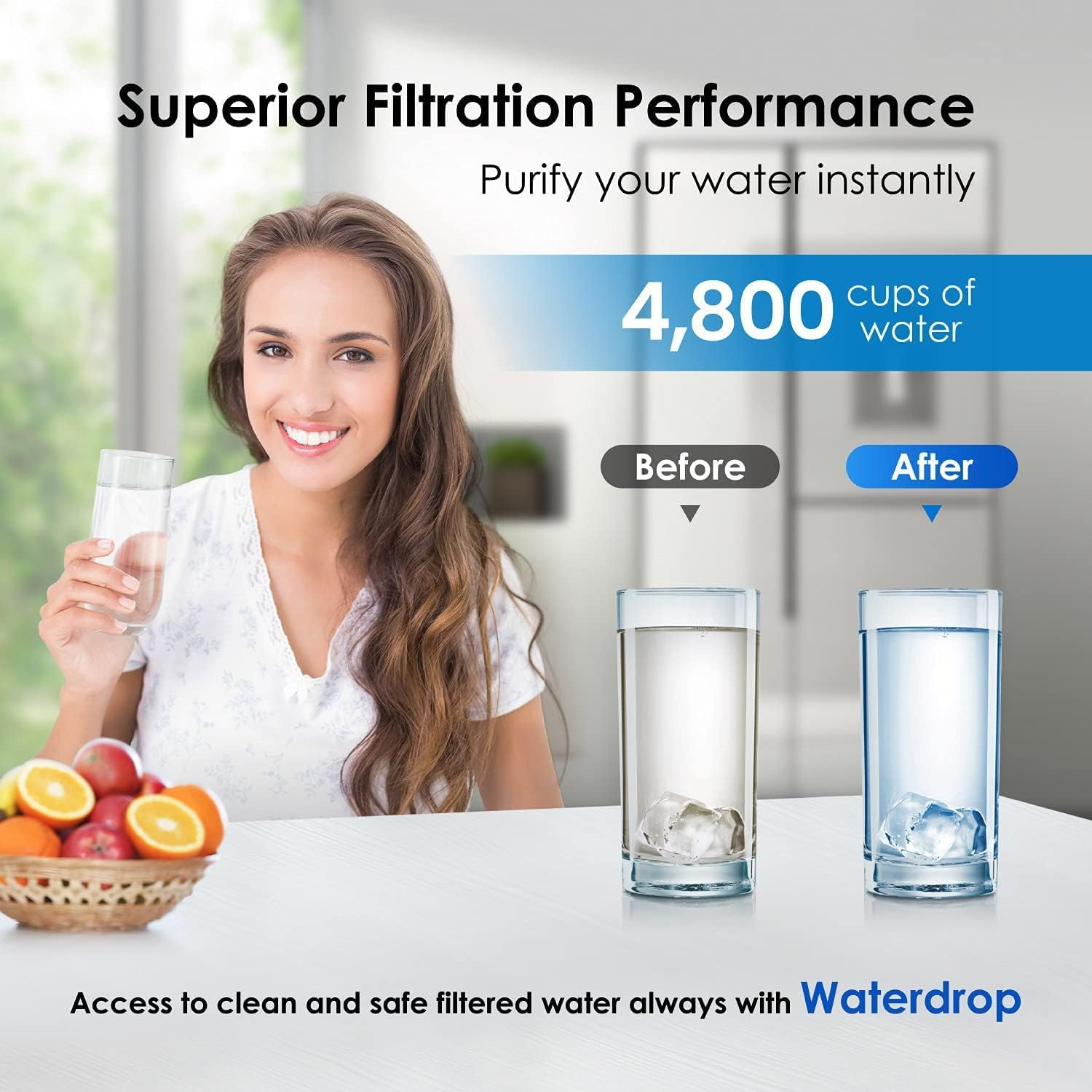 Fridge Water Filter, Compatible with Samsung DA97-17376B, DA97-08006C, HAF-Qin - Image 7