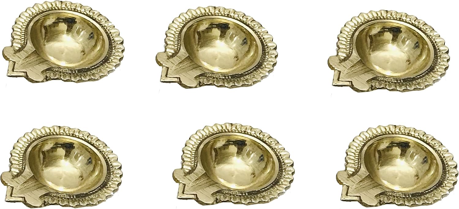 Brass Diya Dhibla Golden Diya Pooja Dia Brass Diwali Puja Diwali Diya/Deepawali