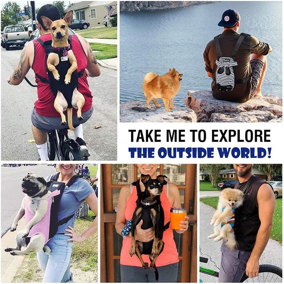 Pet Carrier Backpack, Adjustable Pet Front Cat Dog Carrier Backpack Travel Bag - Image 8