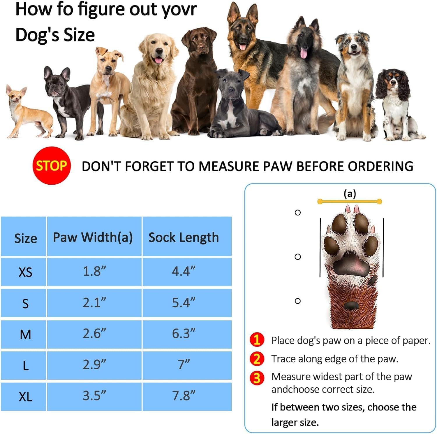 Anti-Slip Dog Socks, Premium Non-Slip Dog Socks for Hardwood Floors,Extra Thick - Image 5