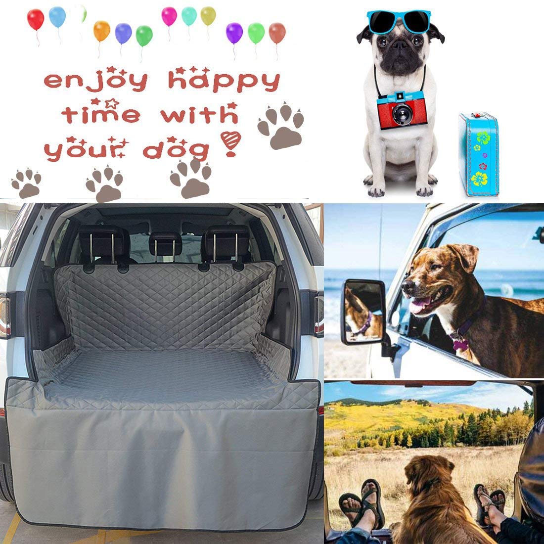 Pet Cargo Liner, Cargo Cover for Dogs, Trunk Liner, Seat Protector for Cars - Image 2