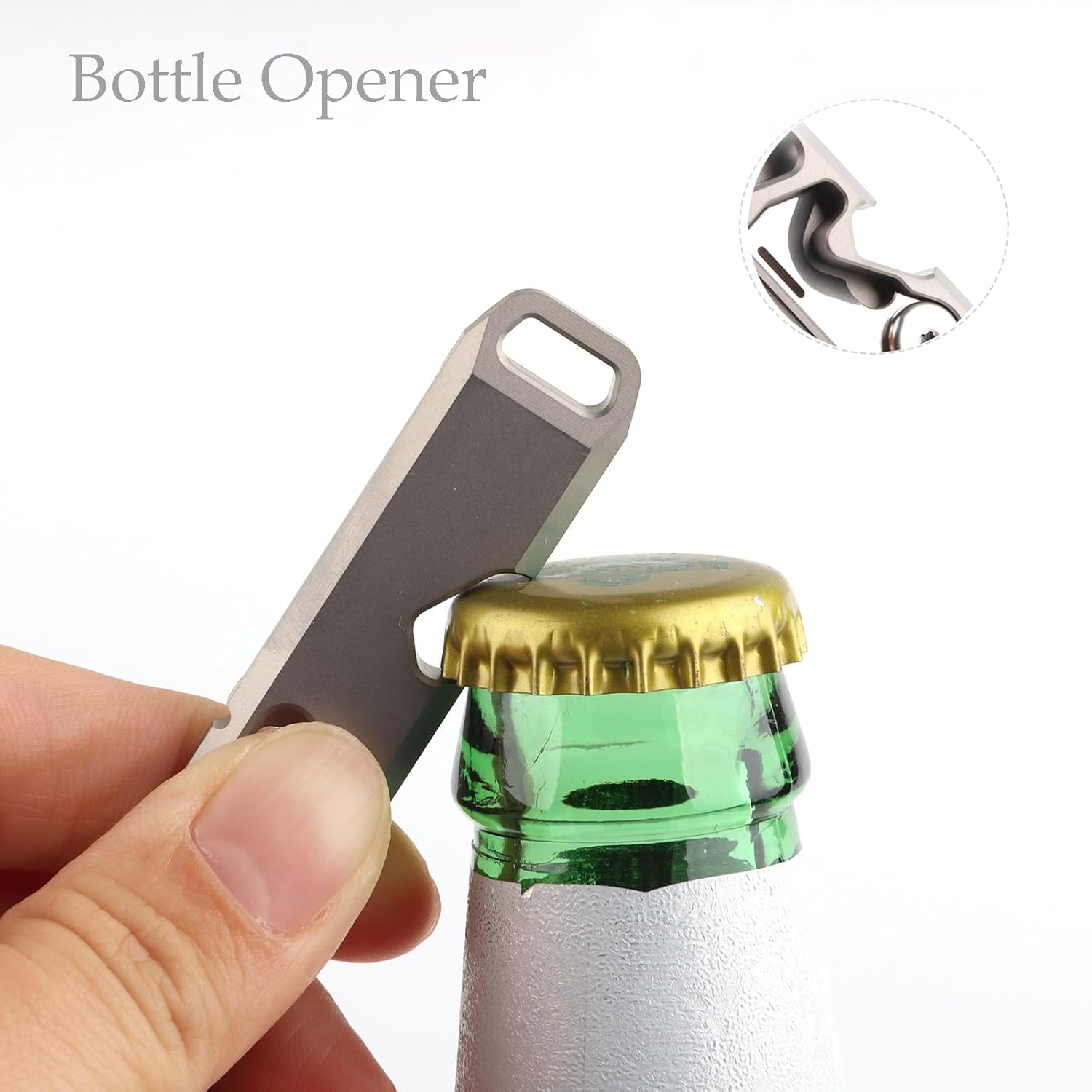 EDC Pry Bar Multi Tool Crowbar Bottle Opener Nail Puller Pocket Size - Image 5