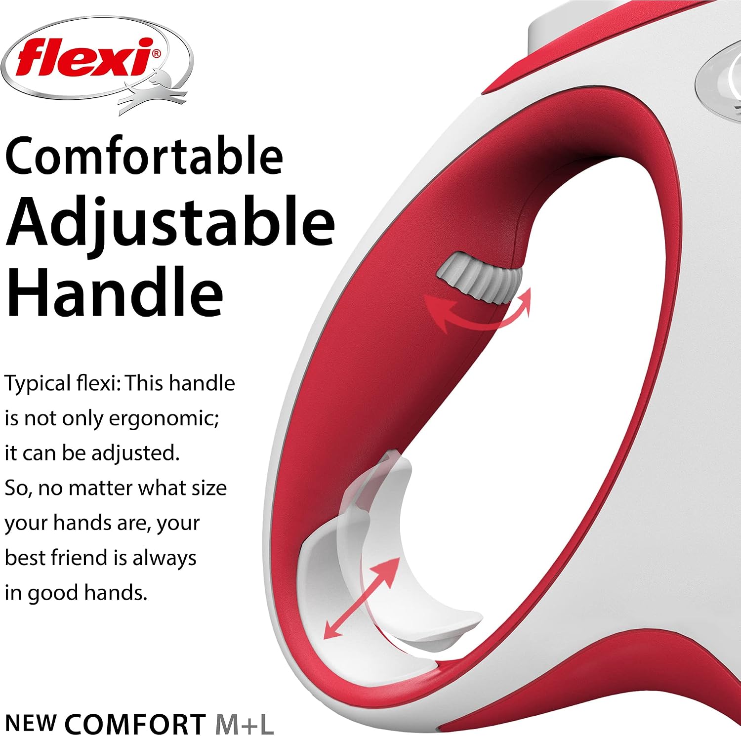 New Comfort Retractable Lead Tape Medium Red 5m Red Medium - Image 4