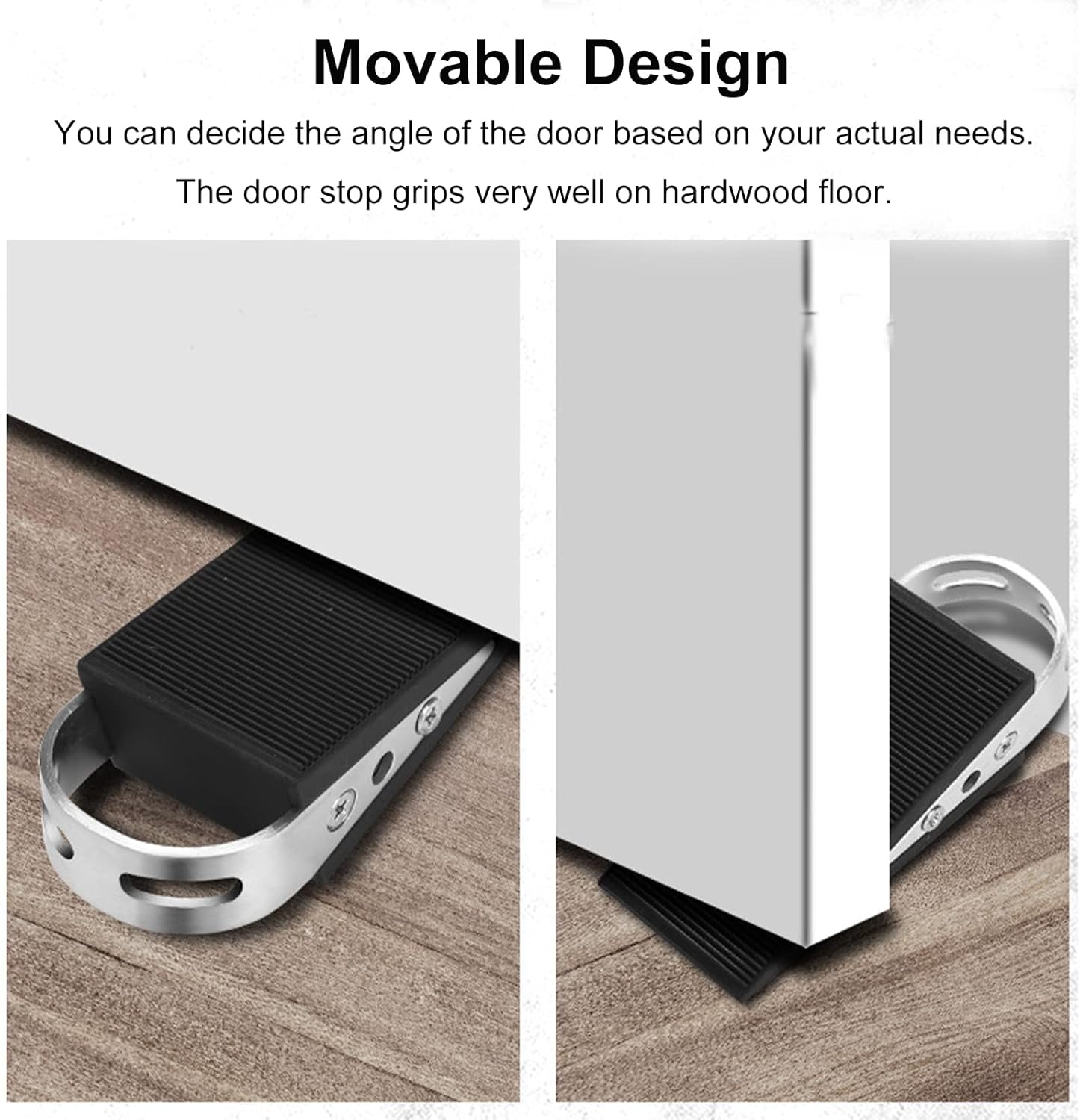 Strongest Door Stoppers for Bottom of Door, Heavy Duty Door Wedge Holder - Image 4