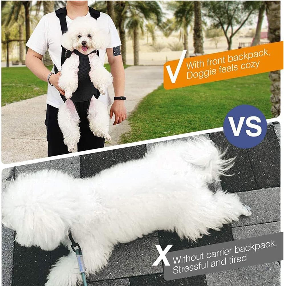 Pet Carrier Backpack, Adjustable Pet Front Cat Dog Carrier Backpack Travel Bag - Image 7