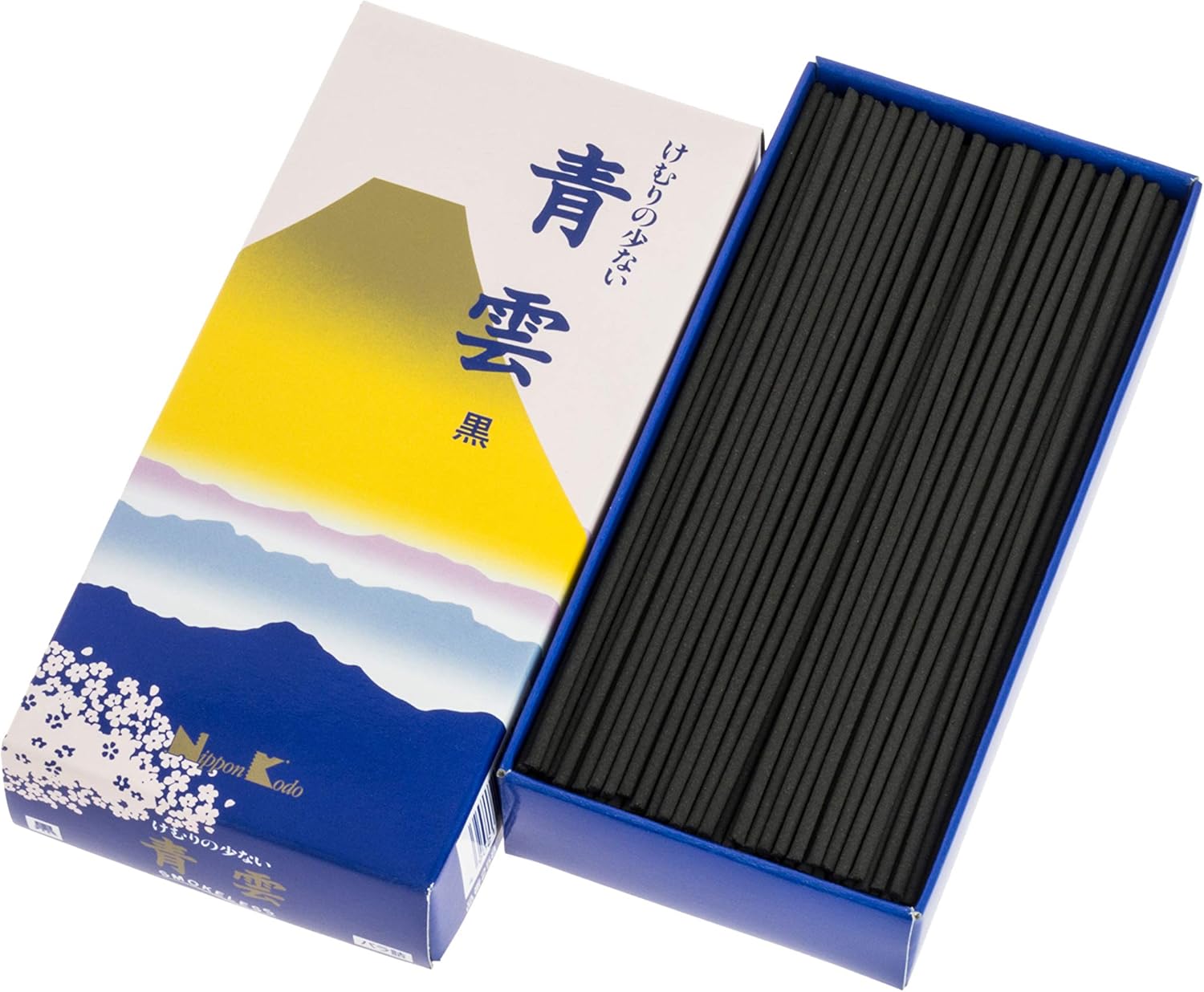 nippon kodo - 258 - Seiun Chrysanthemum Incense Sticks - 16 x 8 x 3 cm - Blue - Image 3