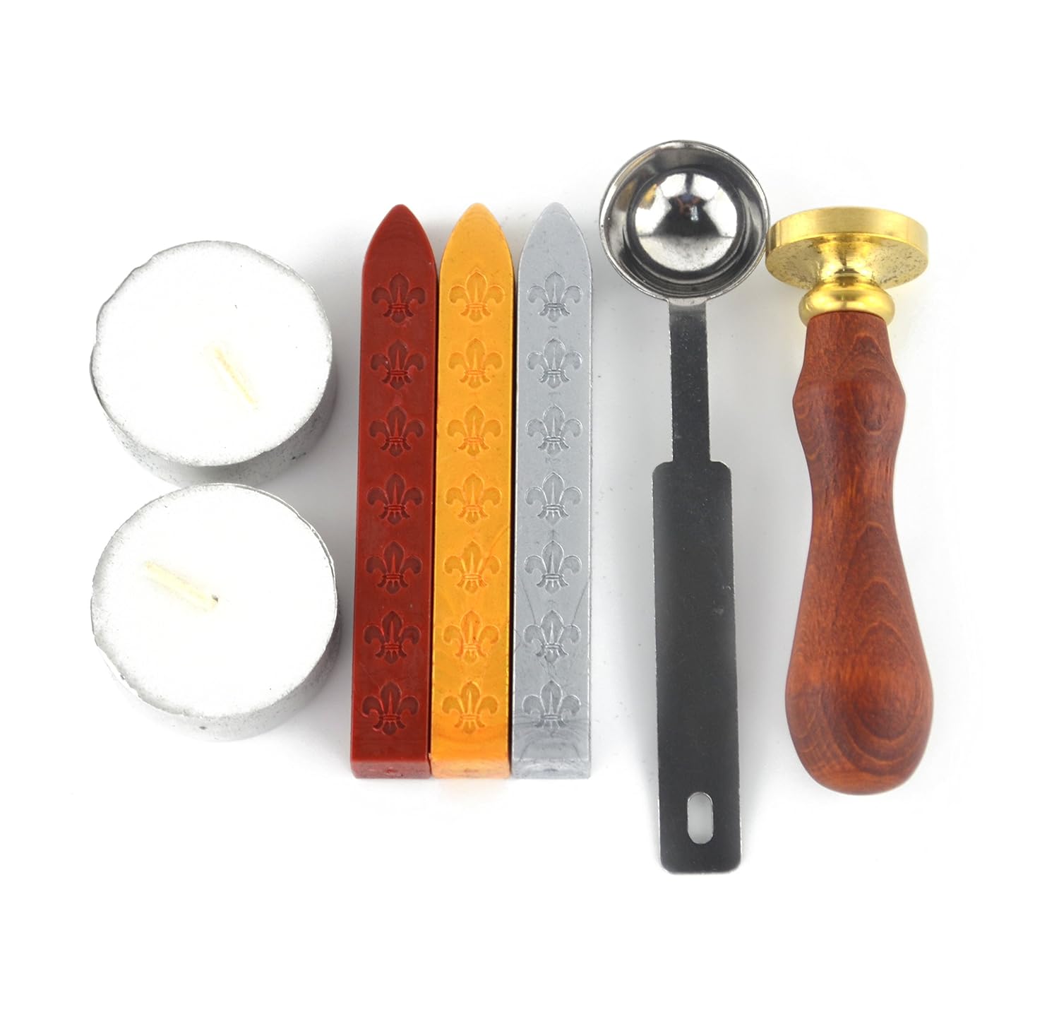 Stamp Seal Sealing Wax Vintage Classic Old-Fashioned Antique Alphabet Initial - Image 5