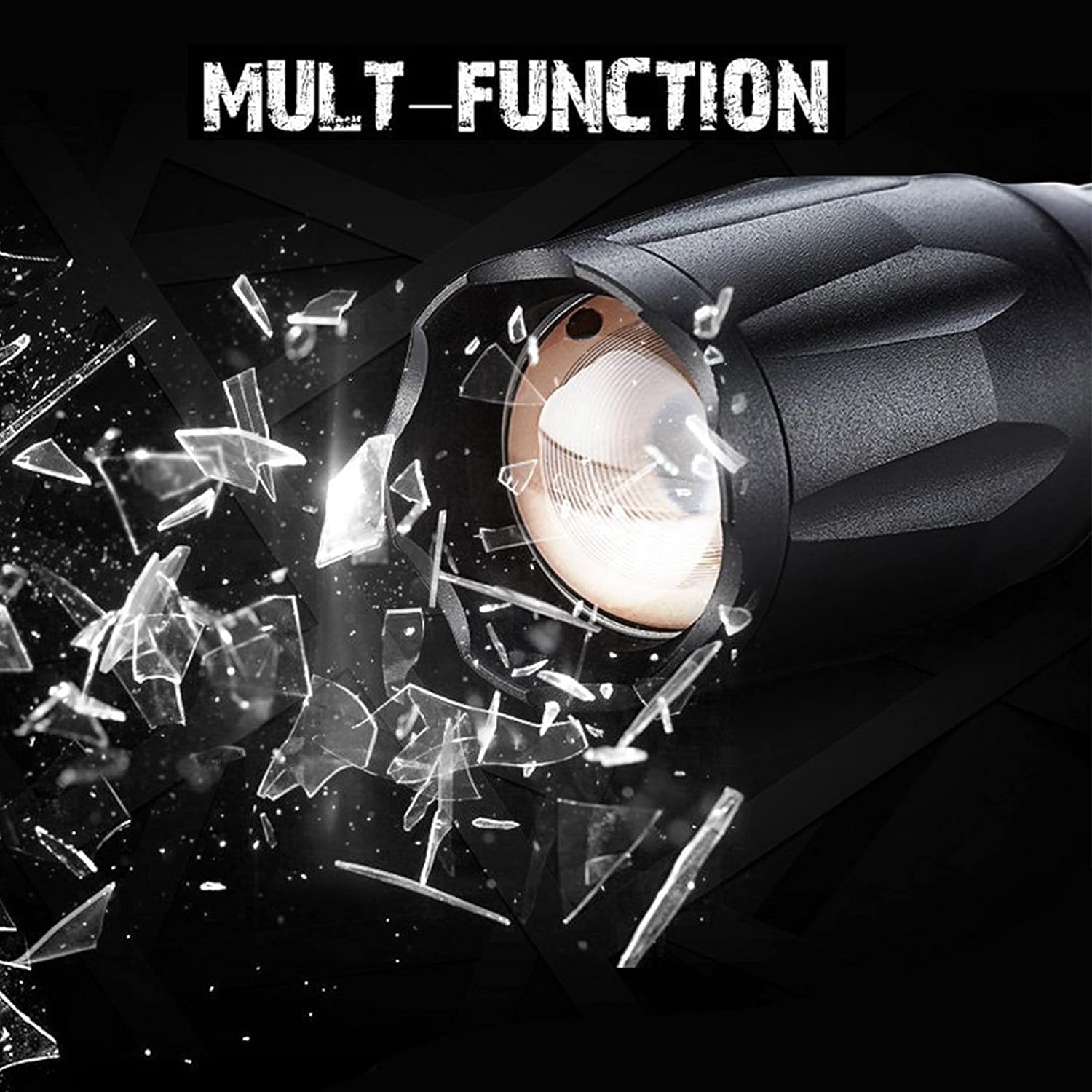 LED Torches High Lumens Flashlights Tactical Flashlight with Adjustable Focus - Image 3