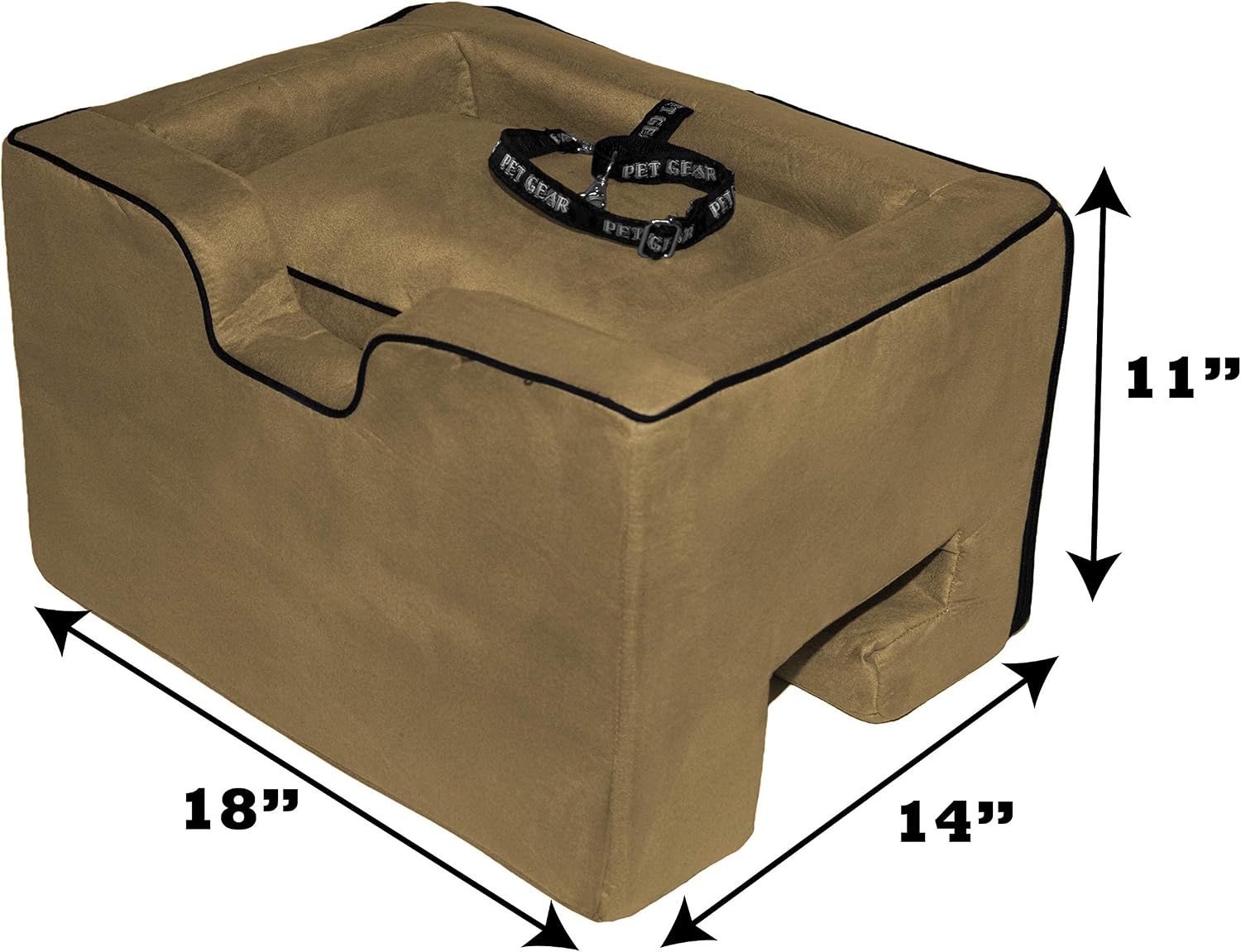 Lookout Booster Car Seat, Removable Comfort Pillow, Safety Tether Included - Image 2