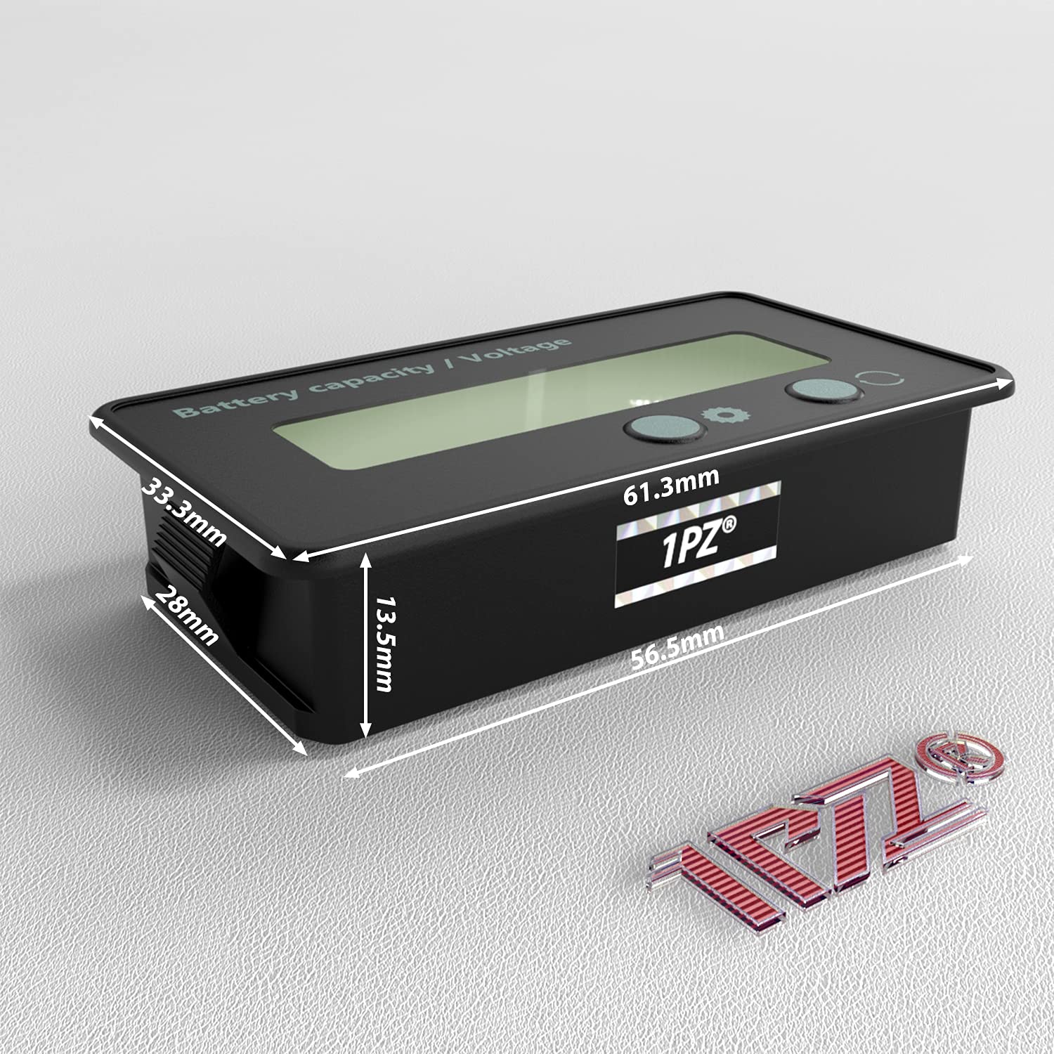 LCD Battery Capacity Monitor Gauge Meter Waterproof 12V/24V/36V/48V Lead - Image 6