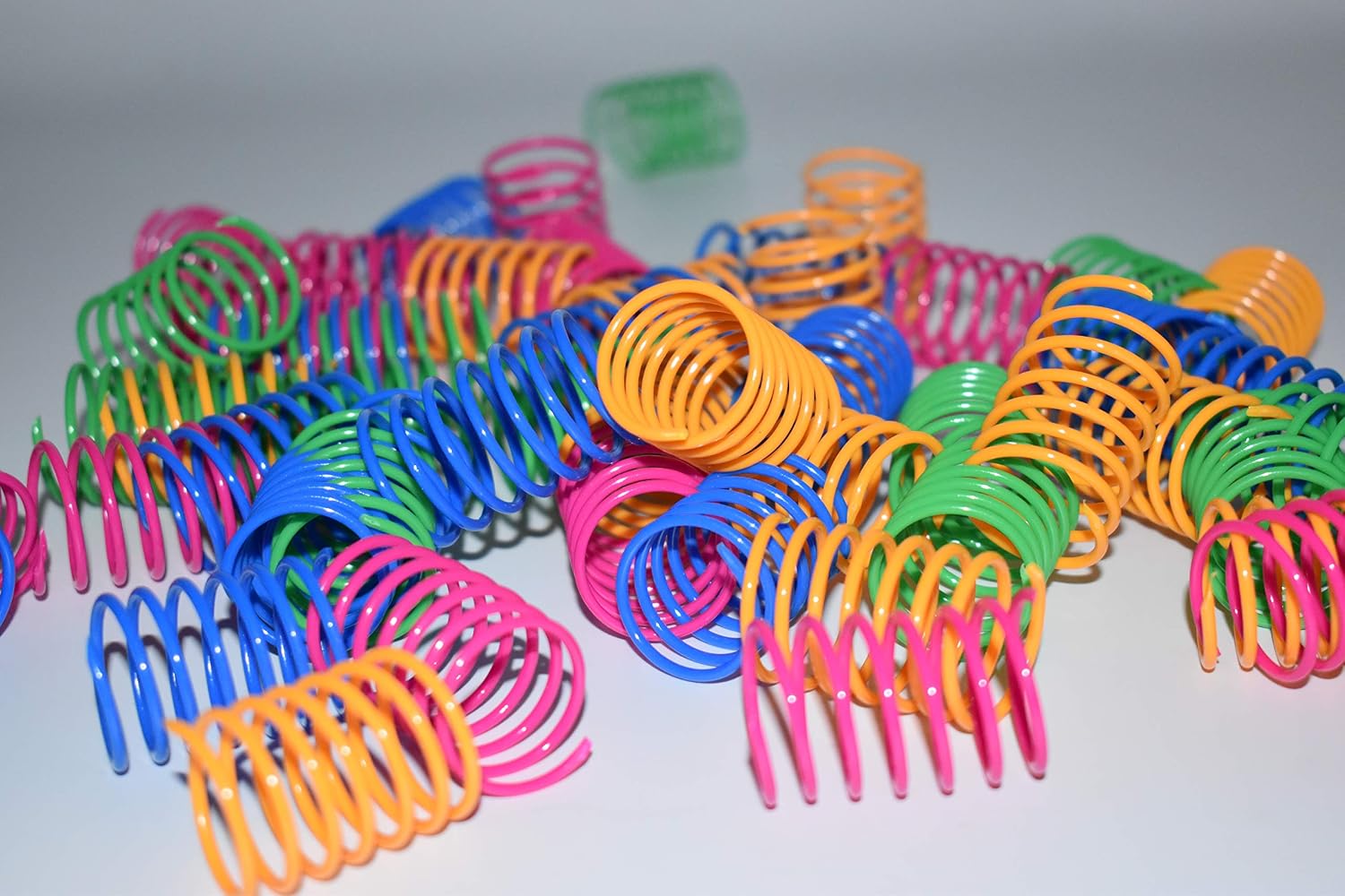 Cat Spring Toys- 60Pack Colorful Coils for Kittens Creative Supplies Spiral - Image 5