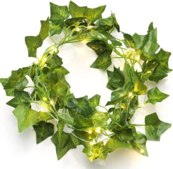 Vine String Lights, [2 Pack] Ivy Decor String Lights, Maple Leaf Garland Wreath