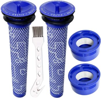 4 Pack Filters Replacement for Dyson V7, V8 Animal and Absolute Vacuum