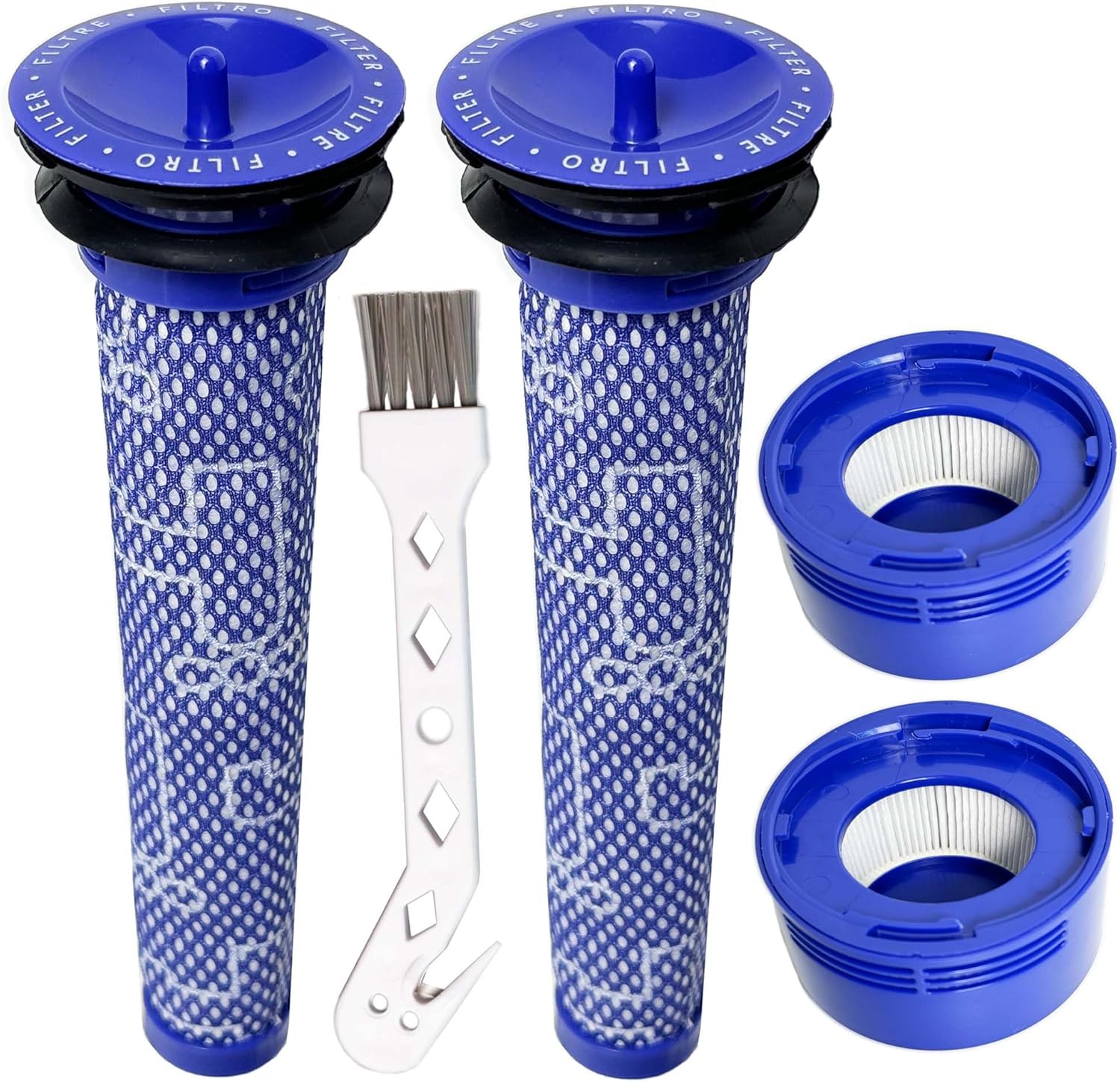 4 Pack Filters Replacement for Dyson V7, V8 Animal and Absolute Vacuum