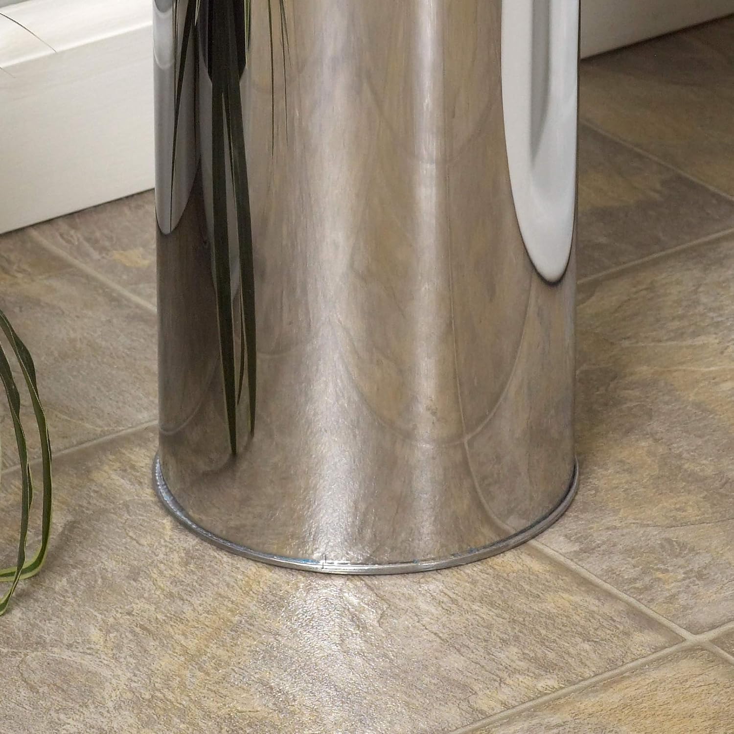 Toilet Paper Canister, Chrome, Stainless Steel - Image 4
