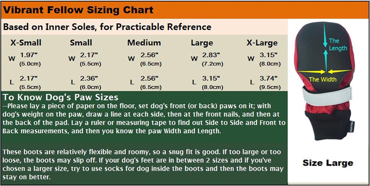 Paw Protector Dog Boots Waterproof Soft Protective and Skid-Proof Set of 4 Size - Image 5