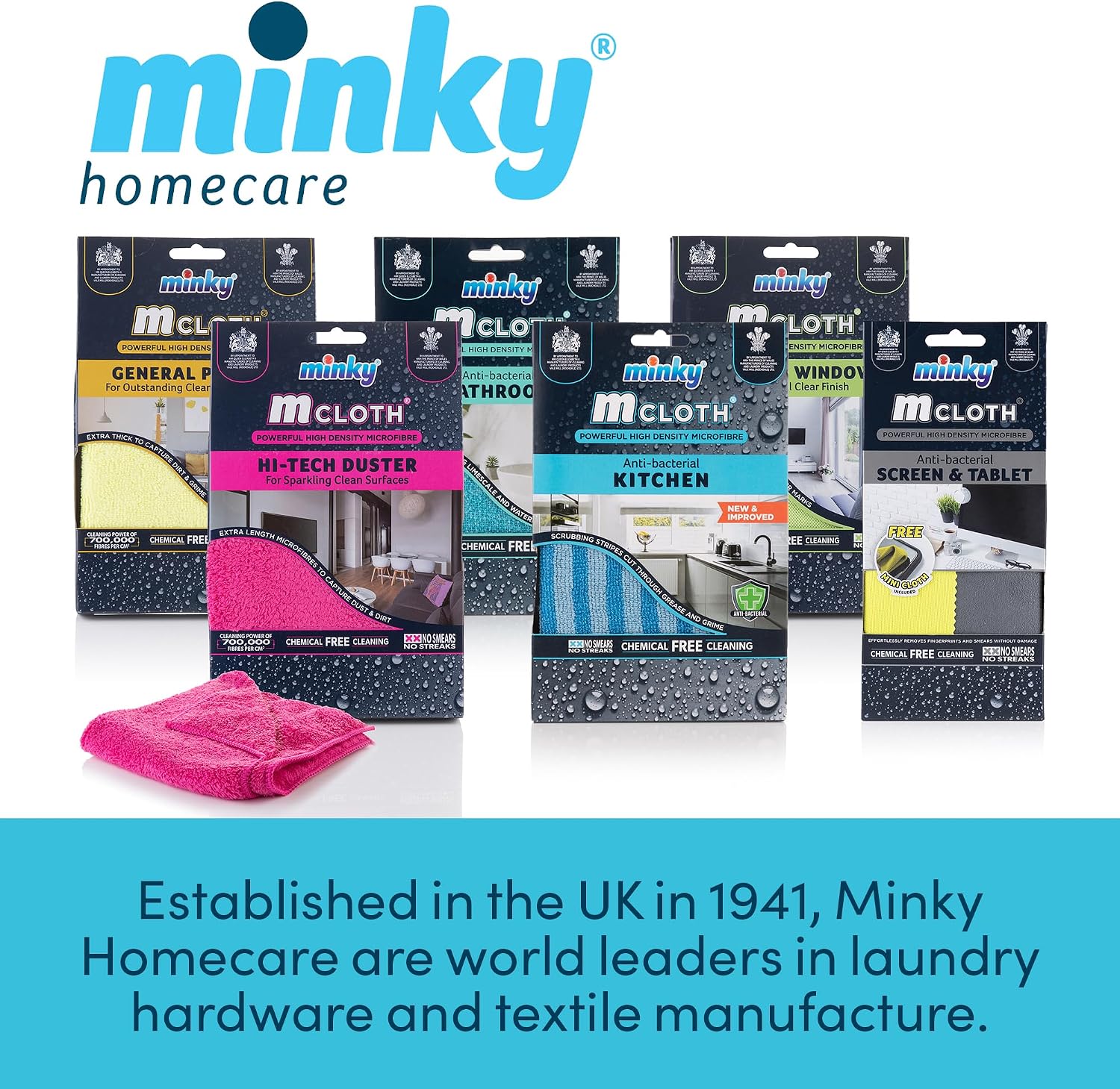 Kitchen Cleaning Cloth - Anti-Bacterial Microfibre Kitchen Cleaning - Image 7
