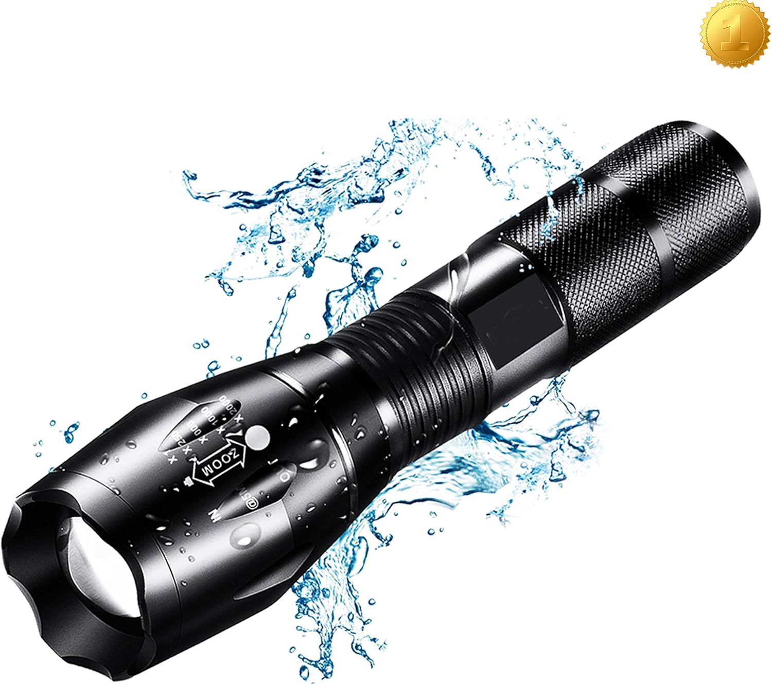 LED Torches High Lumens Flashlights Tactical Flashlight with Adjustable Focus