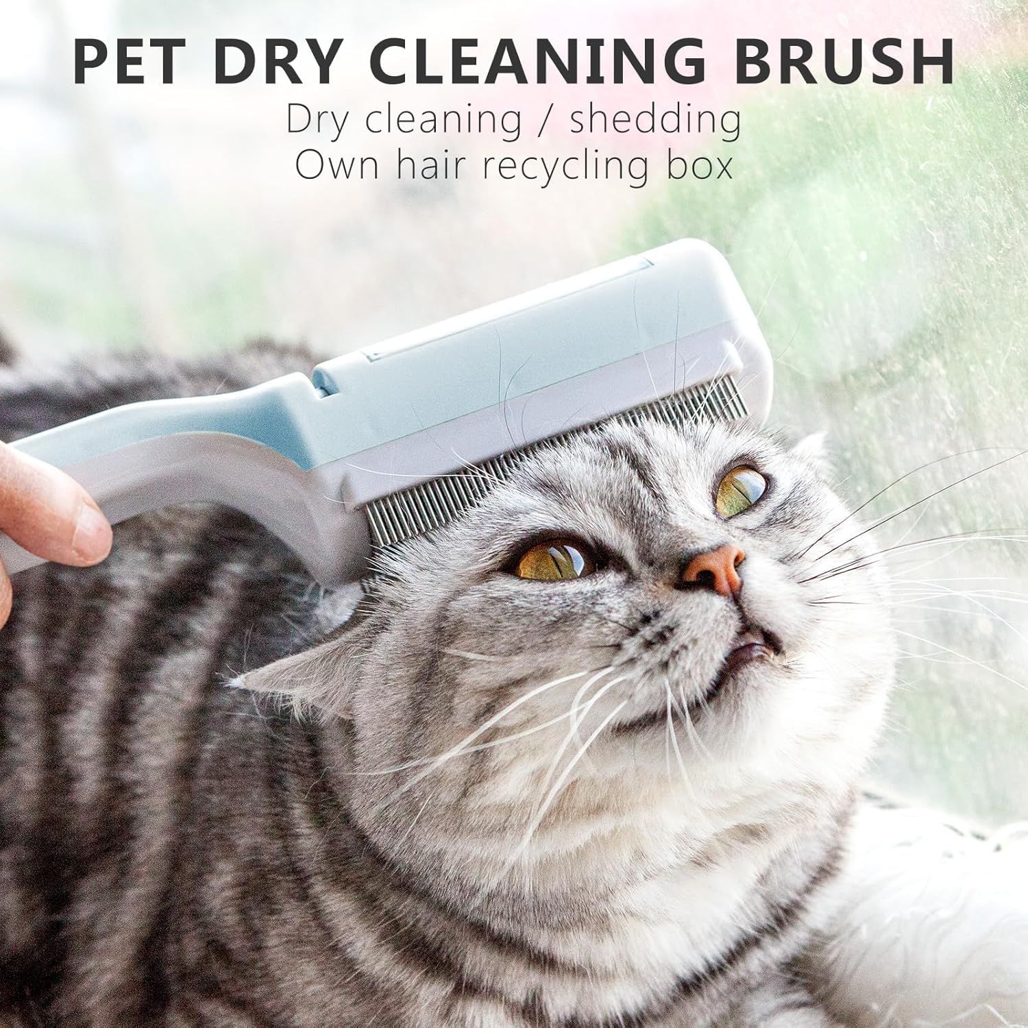 Cat Brush for Grooming, Cat Hair Brush no with Water, Cat Sticky Brush - Image 2