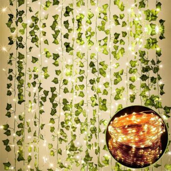 84 FT Artificial Ivy 12 Pack Ivy Vine Garland Ivy Leaves Greenery Garlands
