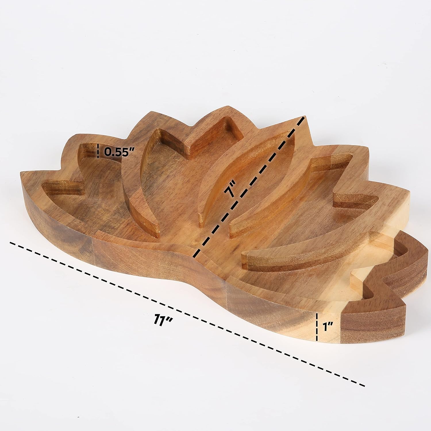 Lotus Crystal Tray for Stones - Display Your Crystals & Healing Stones - Crystal - Image 2