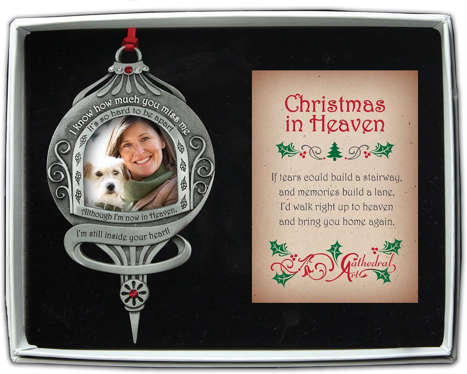 Memorial Photo Frame Ornament - Still Inside Your Heart, Christmas Memorial