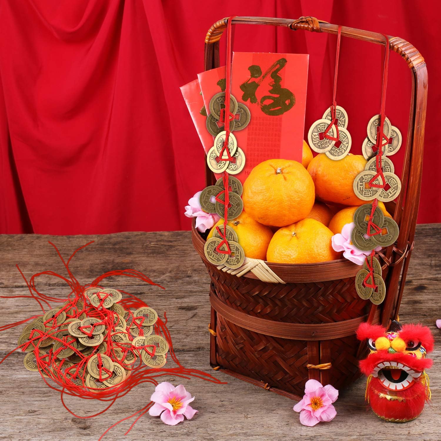Chinese Fortune Coins Feng Shui Coins I-Ching Coins Traditional Coins (30pcs) - Image 5