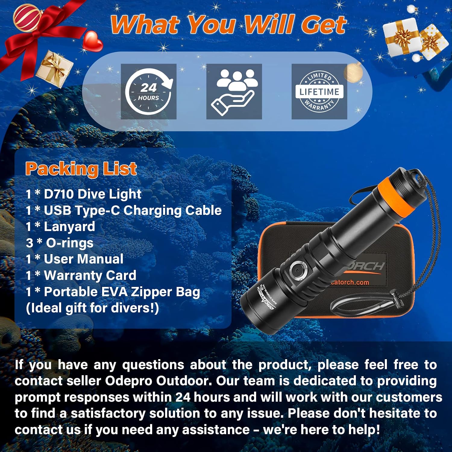 Scuba Diving Light, 3000 Lumens Super Bright Underwater - Image 6