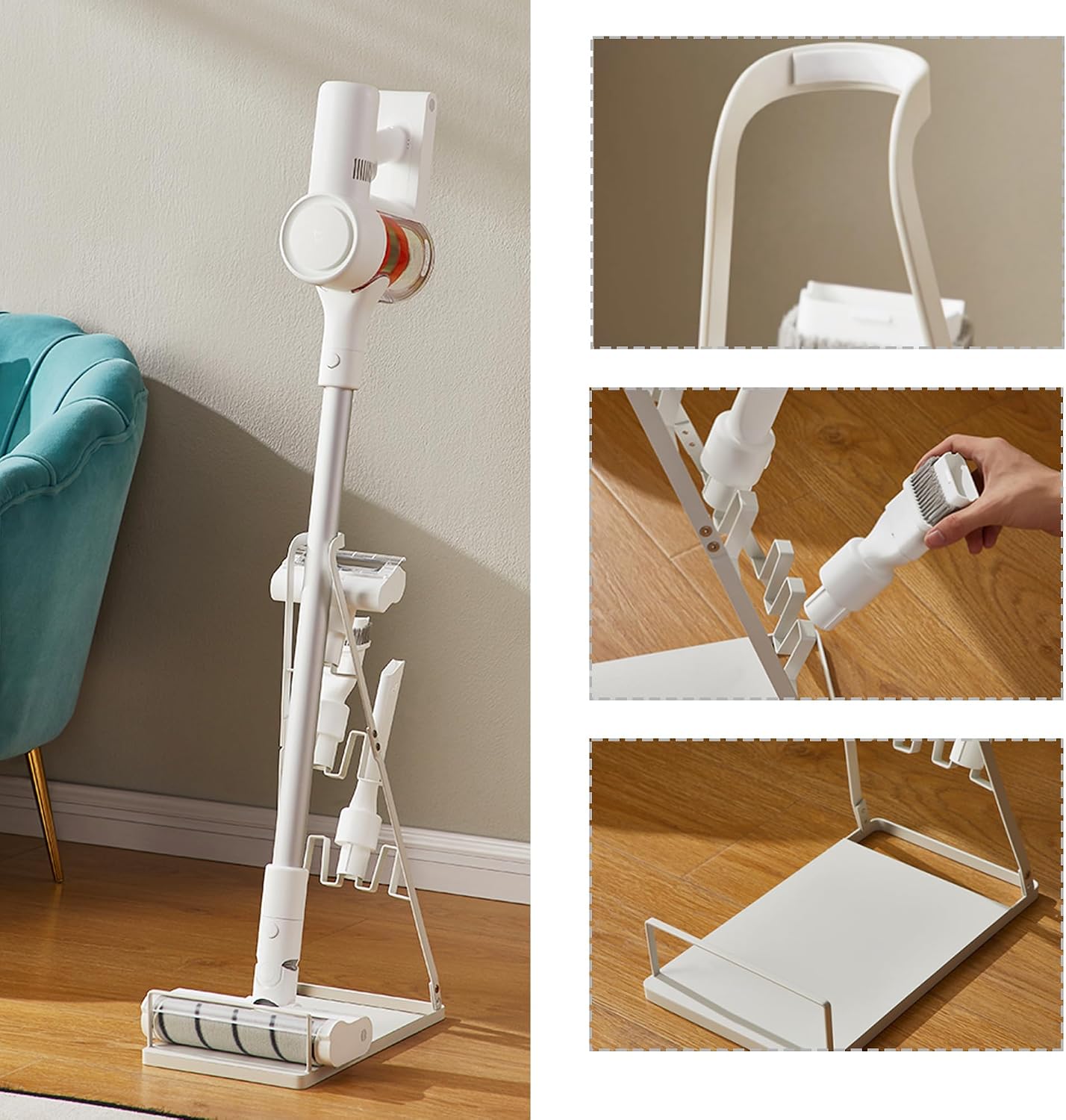 Universal Vacuum Stand,Storage-Stand-Docking-Station-Holder,Stable Metal Storage - Image 4