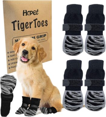Anti-Slip Dog Socks, Premium Non-Slip Dog Socks for Hardwood Floors,Extra Thick