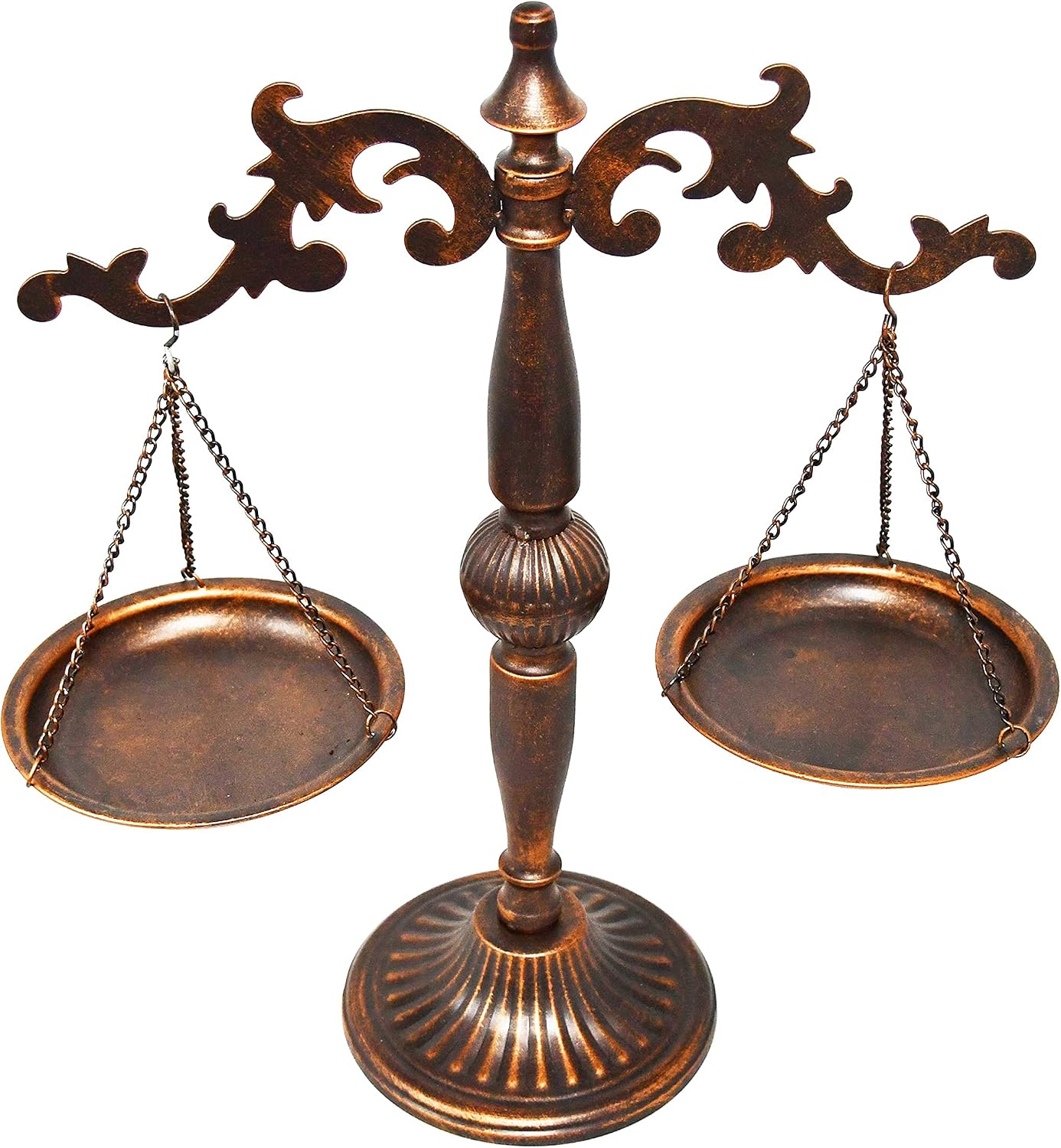 Vintage Metal Lawyer Scale of Justice Libra, Decorative Jewelry Storage, Antique - Image 2