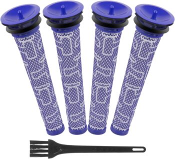 4 Pack Pre Filters Replacement for Dyson V6, V7, V8, DC58, DC59 Vacuum Cleaner
