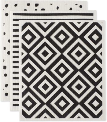 Swedish Dishcloths for Kitchen & Cleaning, Reusable, Machine Washable