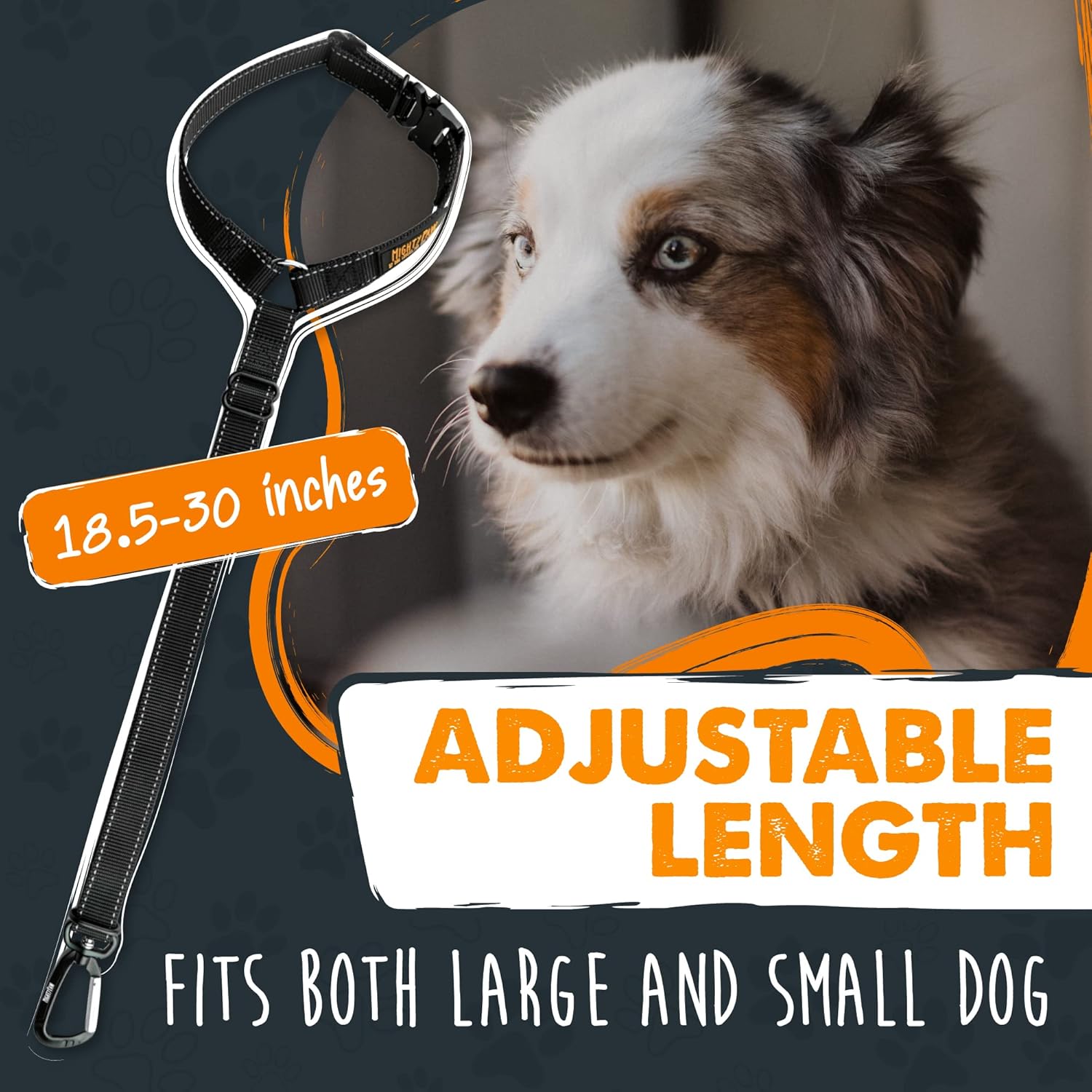 Dog Seat Belt | Headrest Dog Seatbelt Tether, Pet Seat Belt for Car, Dog Car - Image 7