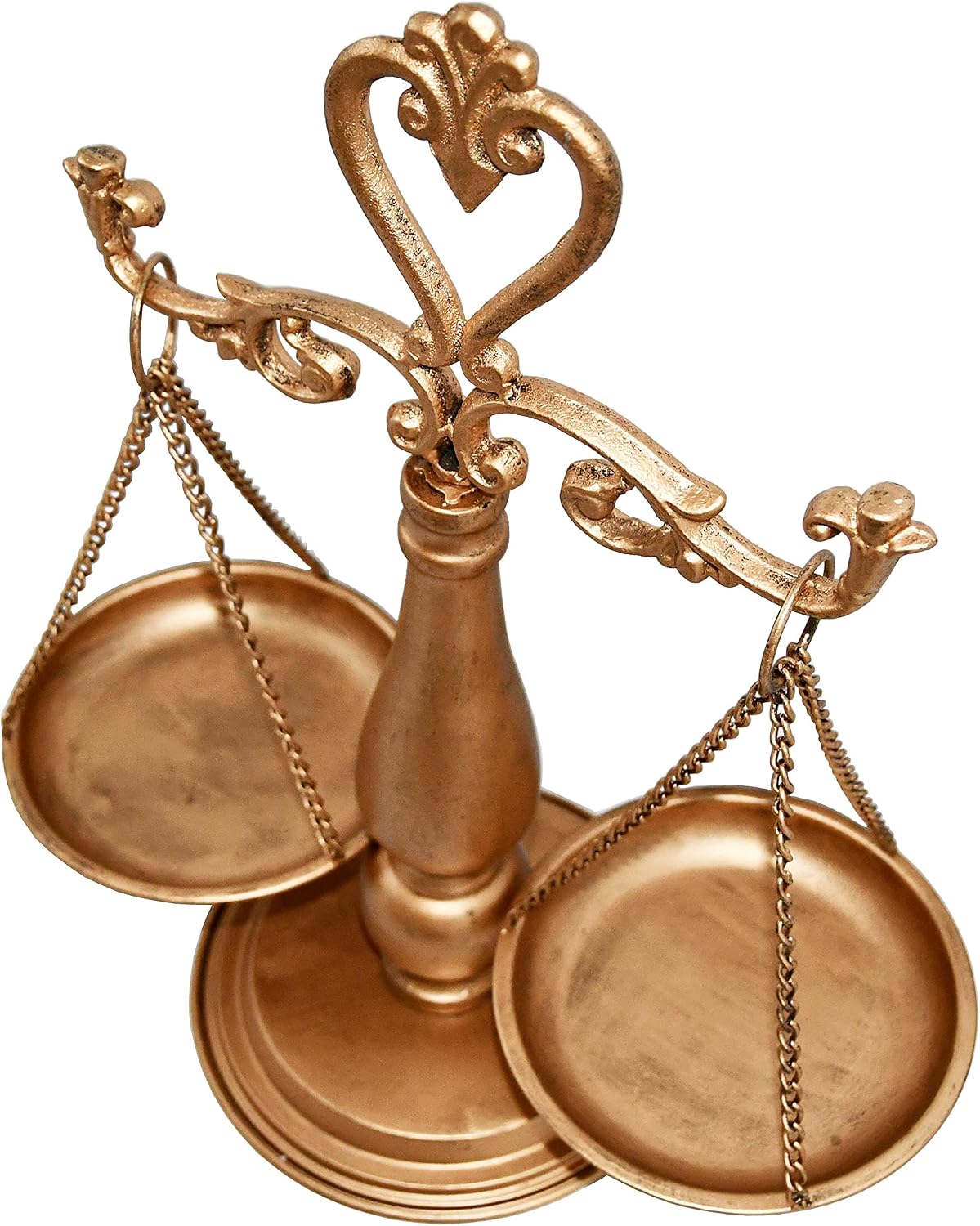 Vintage Metal Lawyer Scale of Justice Libra, Decorative Jewelry Storage, Antique - Image 3
