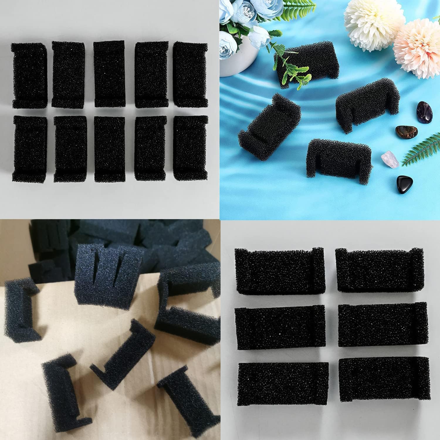 Cat Fountain Foam Filter, 10 Pcs Sponge Filter for Cat Water Fountain - Image 6