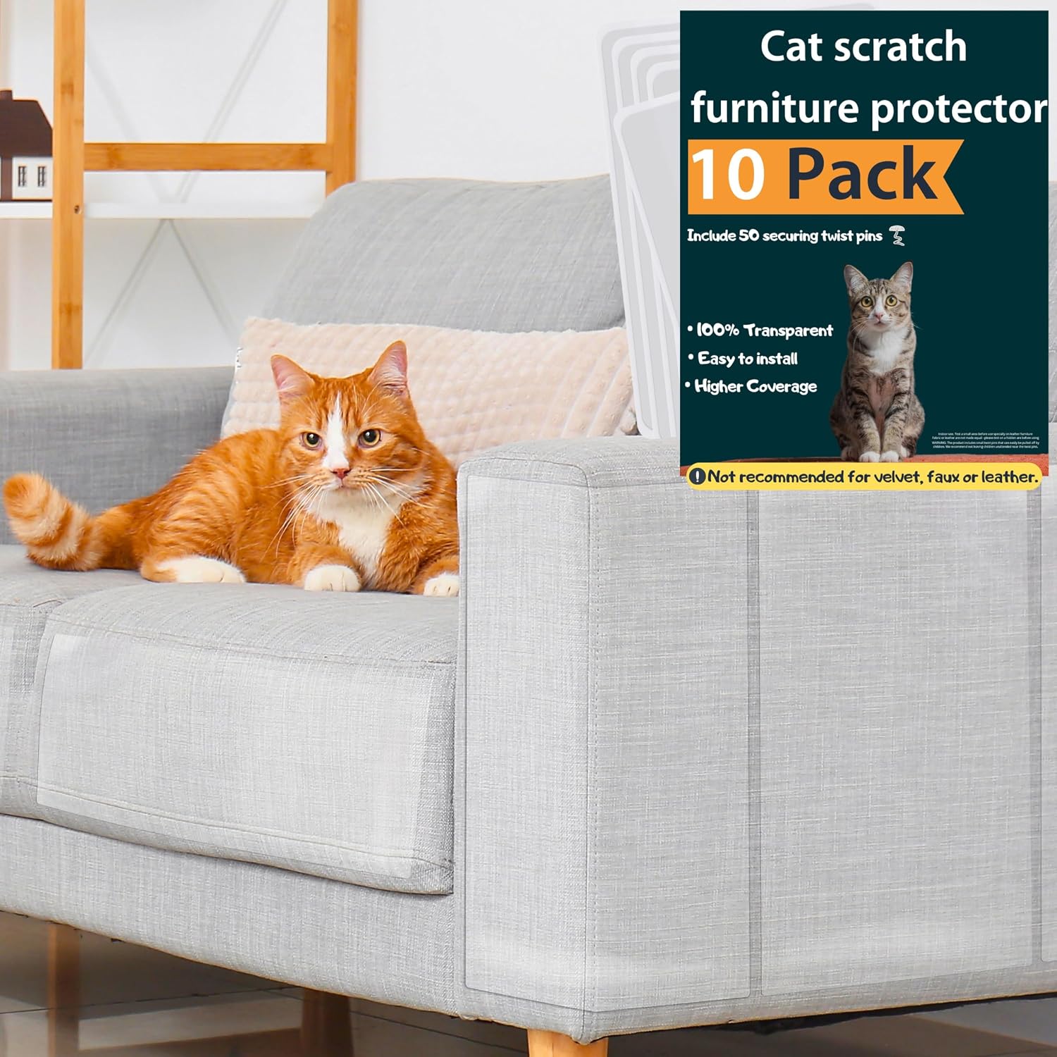 Furniture Protectors from Cats - 5 XL Pack - Cat Scratch Deterrent - Image 8